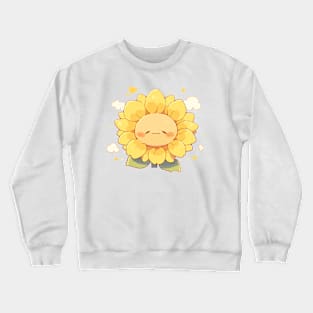 Happy Kawaii Summer Sunflower Baby Crewneck Sweatshirt